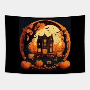 The Haunted House Tapestry