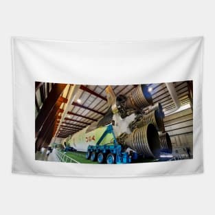 rocket in space launch photograph in texas travel Tapestry