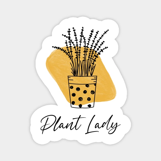 Plant Lady Shirt, Gardening Shirt, Gift for Gardener, Garden Lover, Plant Lover, Earth Day Shirt,Pink Shirt,Gift for plant lady,plant mom Magnet by kikibul