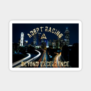 Adept Racing Logo City Magnet