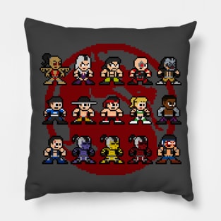 Mortal Kombat 3 8bit Pixel Art Pillow