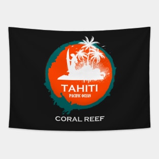 TAHITI surf Paradise Tapestry