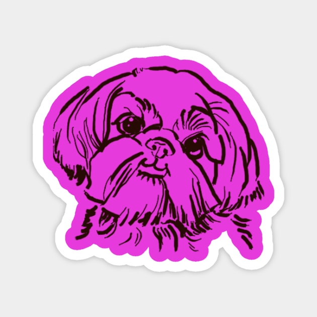 the Shih Tzu love of my life! Magnet by lalanny