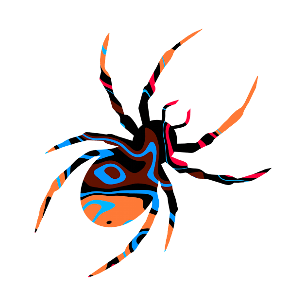 Halloween Color Spider by SartorisArt1