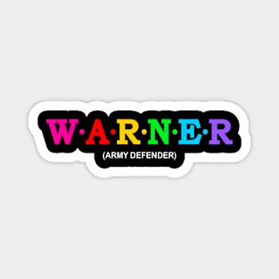 Warner - Army Defender Magnet