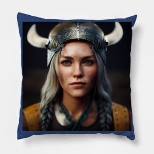 Viking Shield Maiden Pillow