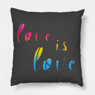 Love is Love - Pansexual Pride Pillow