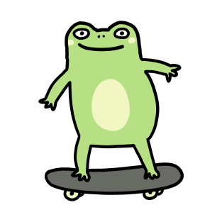 Frog on skateboard T-Shirt