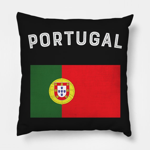 Portugal Flag Pillow by phenomad