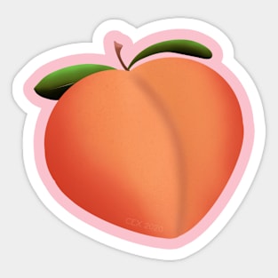 Peaches Peaches Lyrics Sticker for Sale by sparkerzed