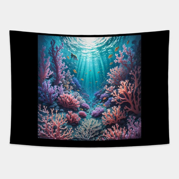 Underwater Heaven Tapestry by Shiwwa