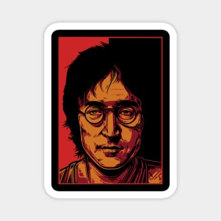 John Lennon Pop Art Magnet