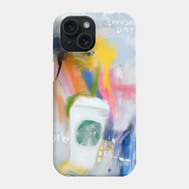 Awesome day Phone Case by Woohoo