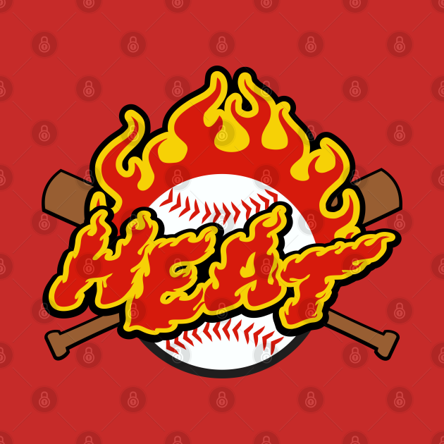 Heat Baseball Logo Heat TShirt TeePublic