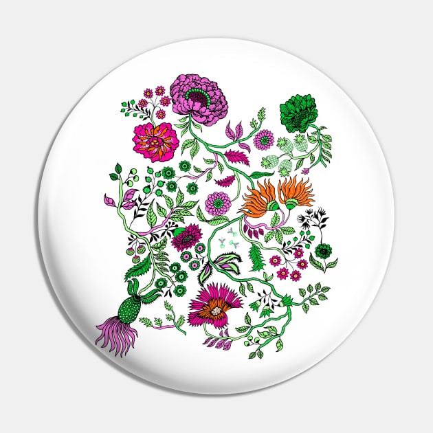 Flower Garden Pin by Vintage Dream