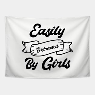 Easily Distracted By Girls - Lesbian Tapestry