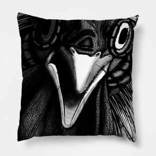 Chicken Horror on your Face - Cock a Doodle Doo Pillow