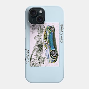 Travel in Style Collection (with text) Phone Case