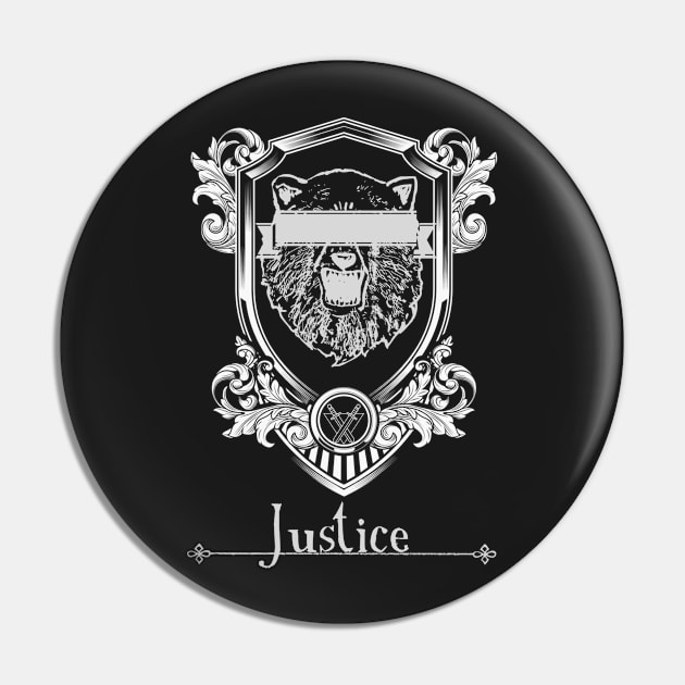 Justice Pin by BetzArt