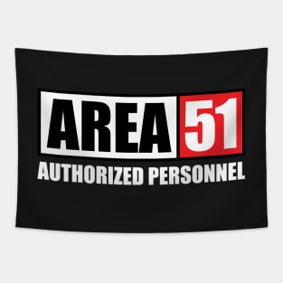 Area 51 Autorized Personnel Tapestry