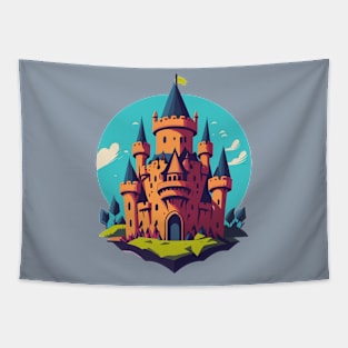 Cute Castle Tapestry