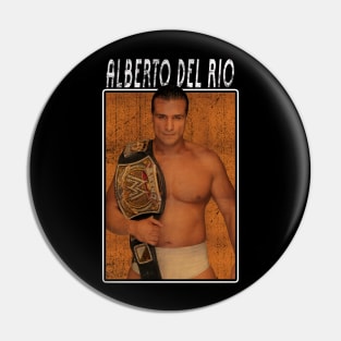 Vintage Wwe Alberto Del Rio Pin