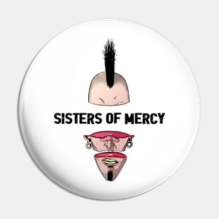 Punk Man Sisters Of Mercy Pin