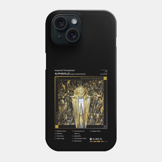 Imperial Triumphant - Alphaville (Bonus Tracks Edition) Tracklist Album Phone Case by 80sRetro