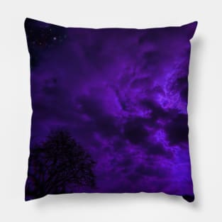 Clouds over the tree Pillow