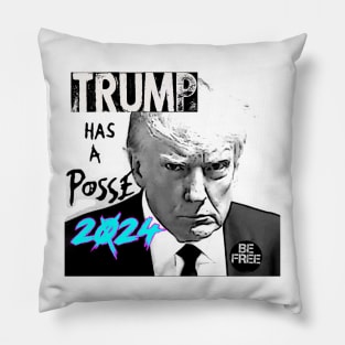 TRUMP mugshot 2024 Pillow