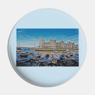 CAERNARFON CASTLE & HARBOUR Pin