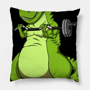 Fitness T-Rex Dinosaur Pillow