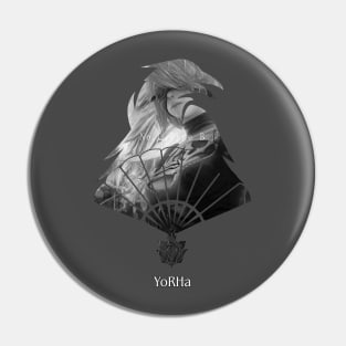 Raven's nest Drakengard sign Yorha 2B Pin