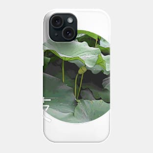 Japanese Water Lily Art Phone Case