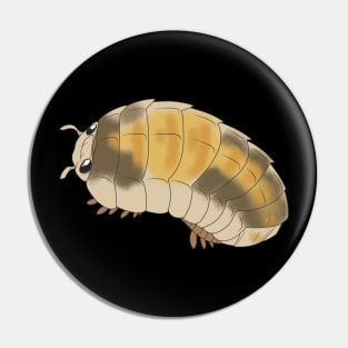 Cappuccino Isopod Pin