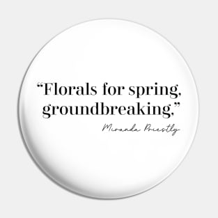 Florals for spring, groundbreaking. Pin