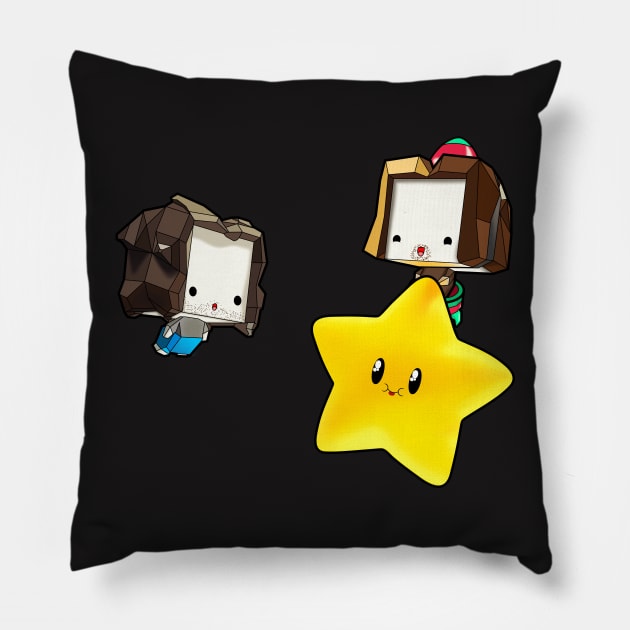 Game Grumps Rocket Ship Pillow by Wyrneck