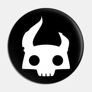 Horned Skull Pin