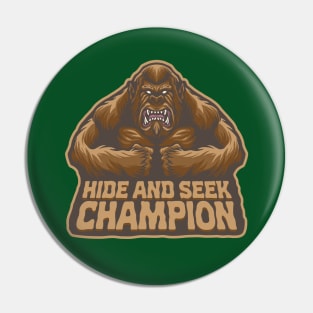 Hide and Seek Champion Pin