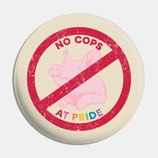 No Cops at Pride Pig Pin