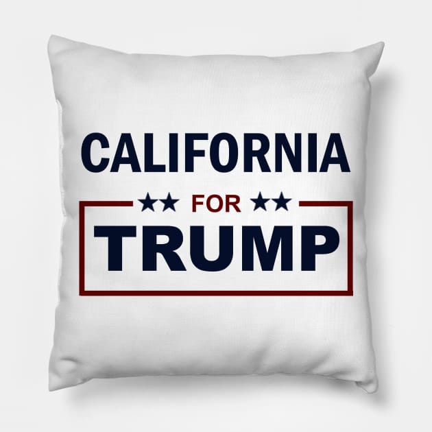 California for Trump Pillow by ESDesign