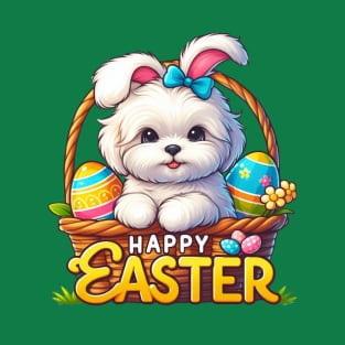 Maltipoo Easter Bunny T-Shirt