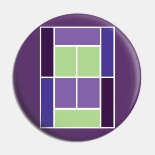 TENNIS COURT PALETTE Pin