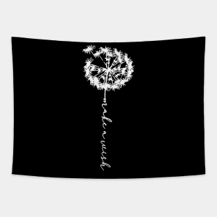 Dandelion Quote Tapestry