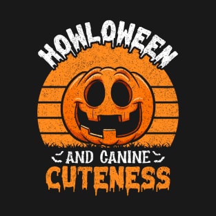 Pawsitively Spooktacular Howl-o-ween Dog Costume T-Shirt