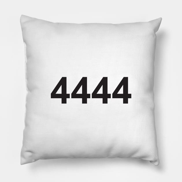 Angel number 4444 Pillow by lawofattraction1111