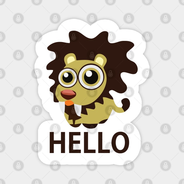 Hello Magnet by Sanzida Design