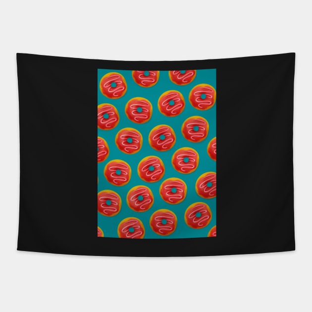 Doughnuts Tapestry by Twkirky