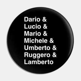 Italian Horror Directors 2 Pin