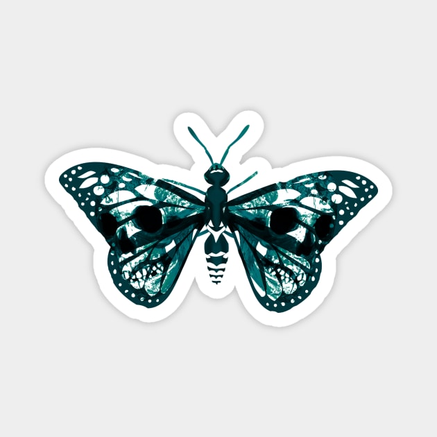 Wasp-butterfly impostor Magnet by Y.K.